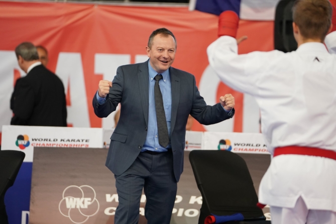 Dominik Dziuda - Mistrz Świata w karate WKF (Santiango 2019) Dominik Dziuda - Mistrz Świata w karate WKF (Santiango 2019)