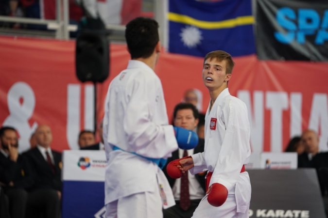 Dominik Dziuda - Mistrz Świata w karate WKF (Santiango 2019) Dominik Dziuda - Mistrz Świata w karate WKF (Santiango 2019)
