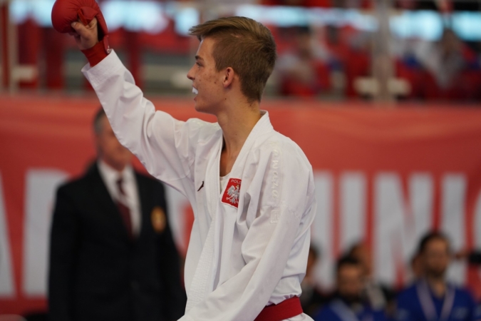 Dominik Dziuda - Mistrz Świata w karate WKF (Santiango 2019) Dominik Dziuda - Mistrz Świata w karate WKF (Santiango 2019)