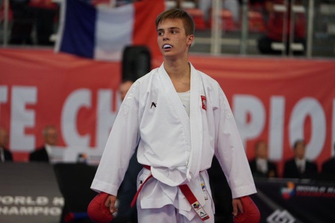 Dominik Dziuda - Mistrz Świata w karate WKF (Santiango 2019) Dominik Dziuda - Mistrz Świata w karate WKF (Santiango 2019)