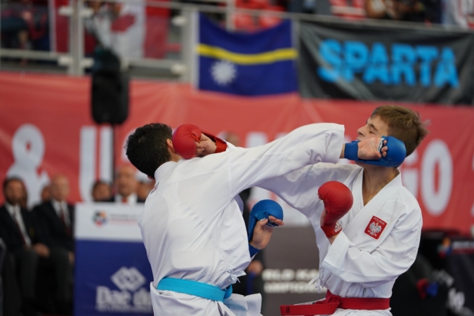 Dominik Dziuda - Mistrz Świata w karate WKF (Santiango 2019) Dominik Dziuda - Mistrz Świata w karate WKF (Santiango 2019)