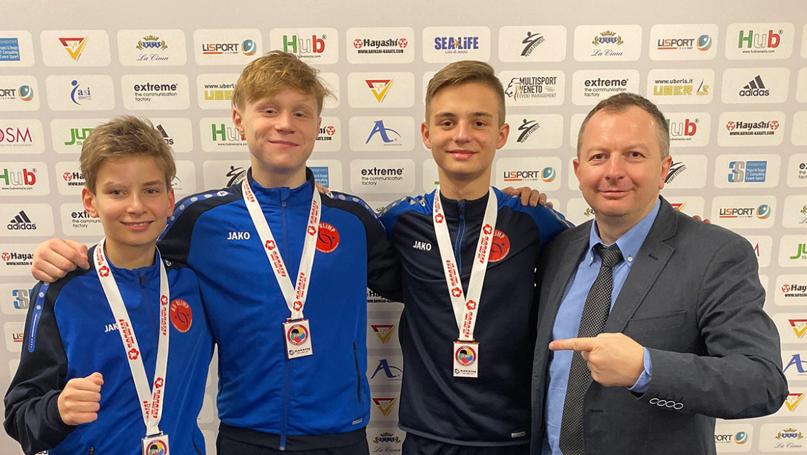 ŚWIATOWA LIGA KARATE – 3 MEDALE ZAWODNIKÓW OLIMPU