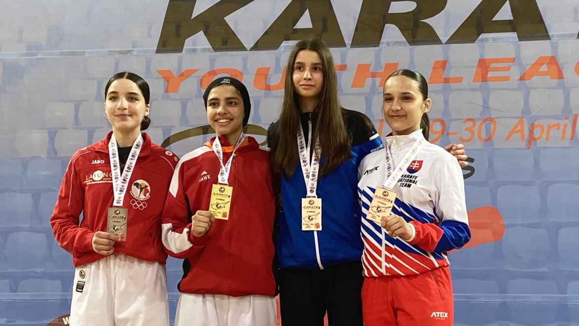 BRĄZOWY MEDAL KSENII DRONCHANKI NA ŚWIATOWEJ LIDZE KARATE – LIMASSOL 2022