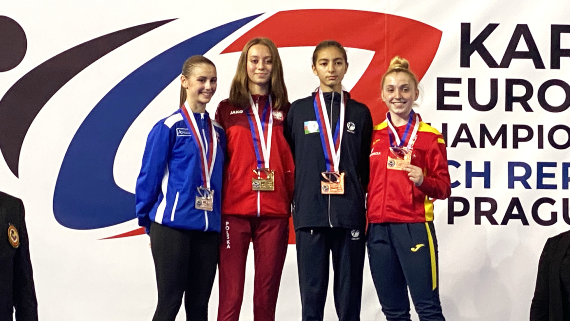 ZUZANNA DOPIERALSKA MISTRZYNIĄ EUROPY W KARATE – PRAGA 2022