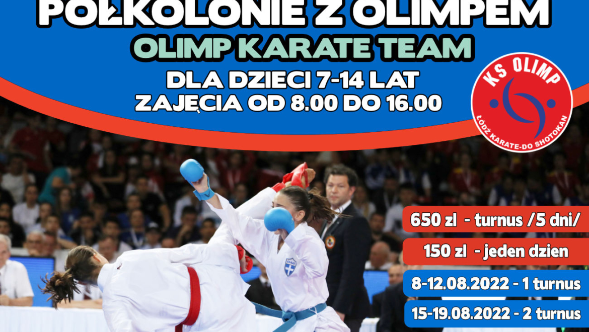 PÓŁKOLONIE Z OLIMPEM – SIERPIEŃ 2022