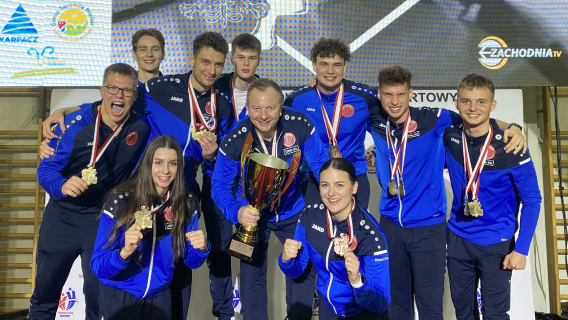 OLIMP NAJLEPSZYM KLUBEM MISTRZOSTW POLSKI SENIORÓW W KARATE