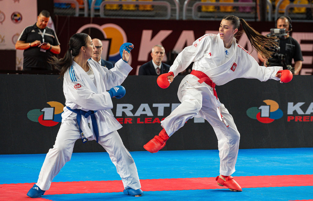 KSENIYA DRONCHANKA W CZOŁÓWCE ŚWIATOWEJ LIGI KARATE –  PREMIER LEAGUE KAIR 2024