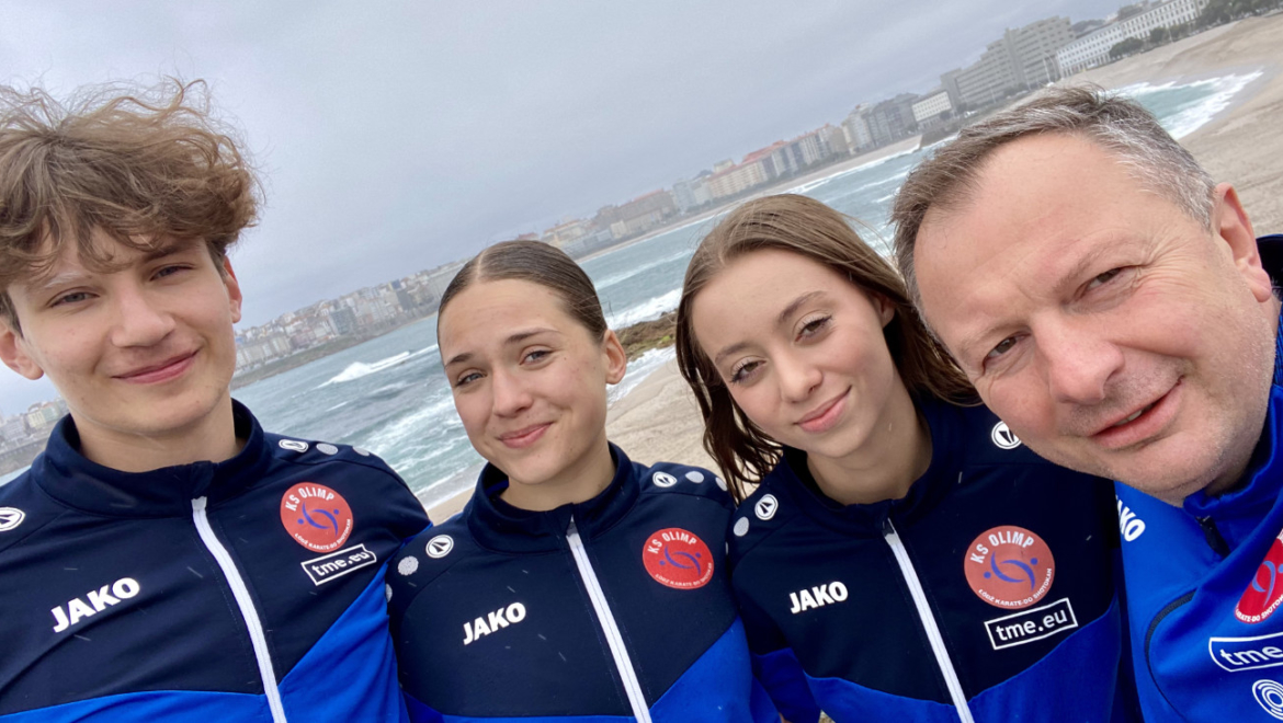 TRÓJKA ZAWODNIKÓW OLIMPU WYSTARTOWAŁA NA YOUTH LEAGUE – LA CORUNA 2024