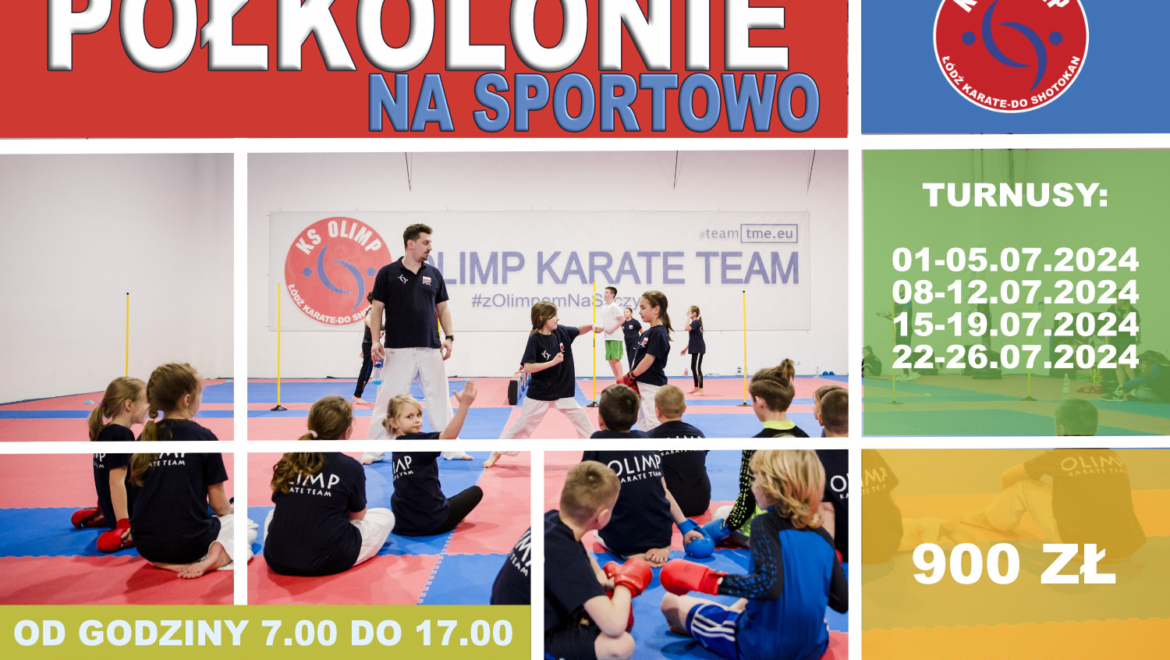 PÓŁKOLONIE W KLUBIE SPORTOWYM OLIMP – LATO 2024