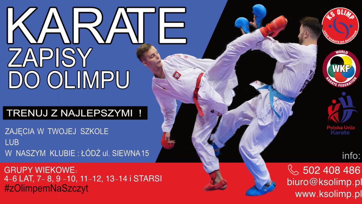 🥋 Rozpoczynamy zapisy do KS Olimp Łódź!
