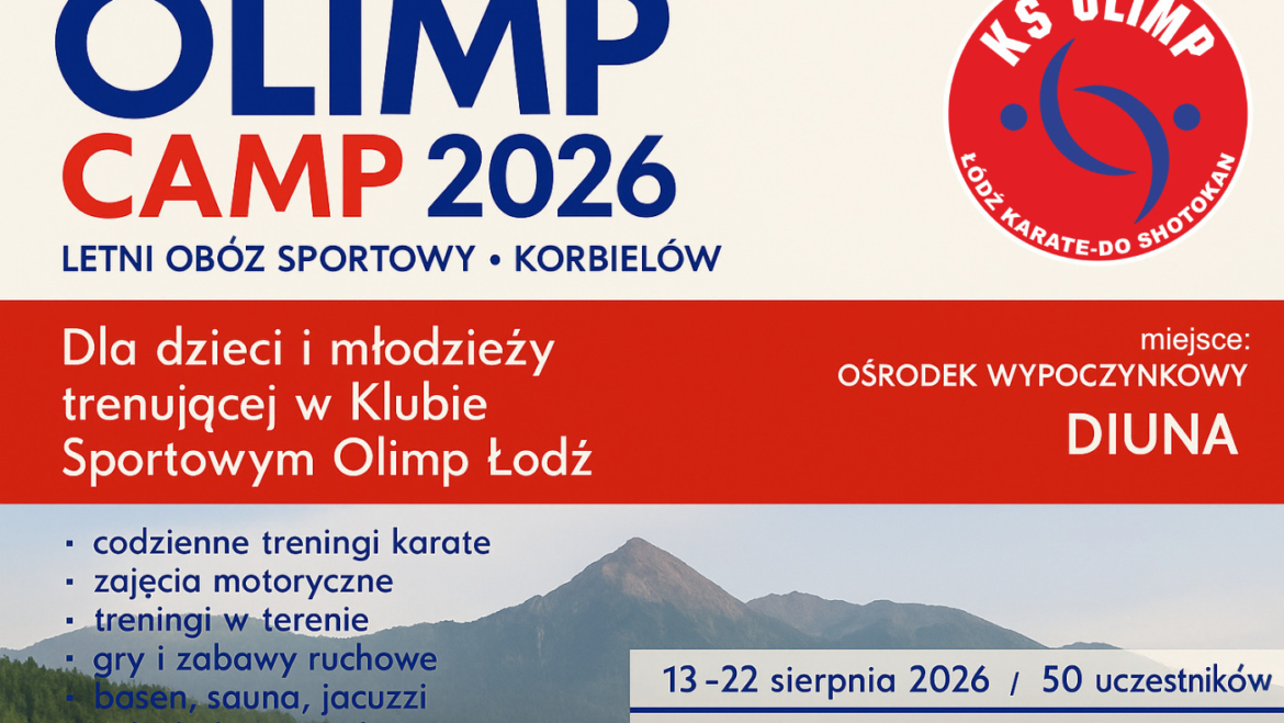 Obóz Sportowy Olimp Łódź – Korbielów 2026