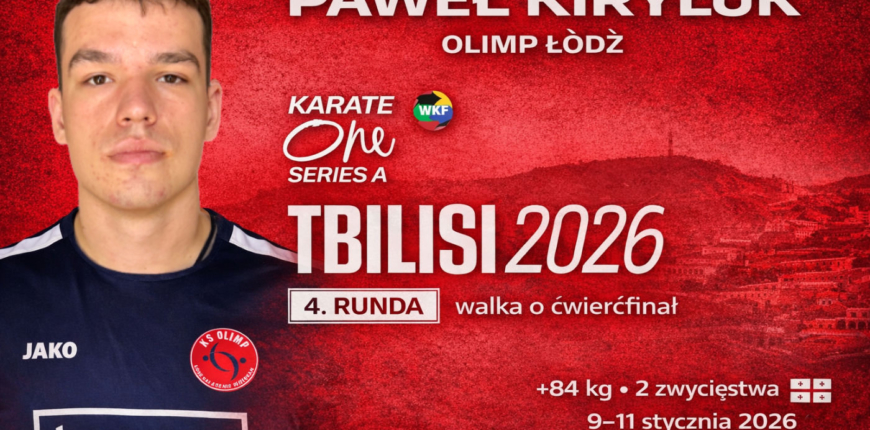 4 runda Pawła Kiryluka – Karate One Series A Tbilisi 2026