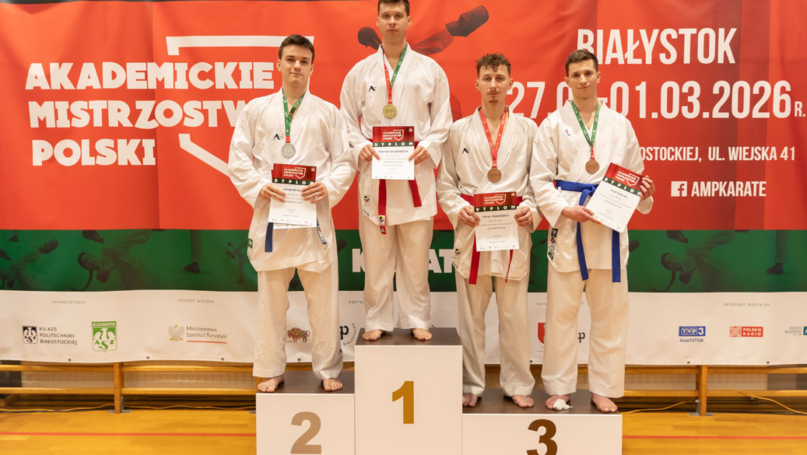 Olimp Łódź pięciokrotnie na najwyższym stopniu podium Akademickich Mistrzostw Polski