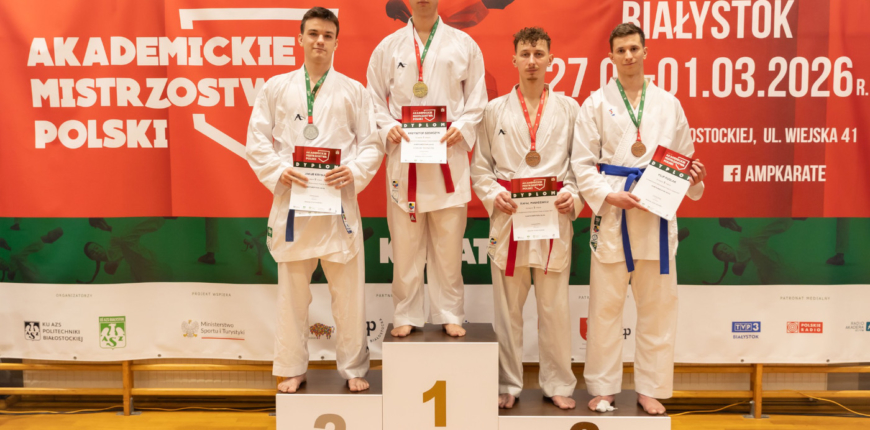 Olimp Łódź pięciokrotnie na najwyższym stopniu podium Akademickich Mistrzostw Polski